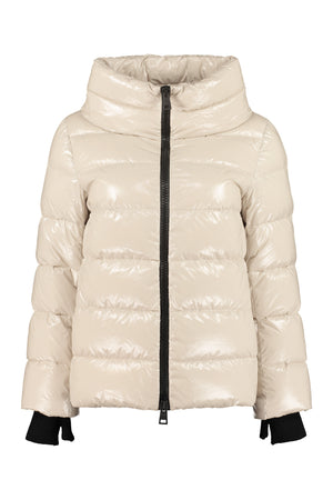 Quilted down jacket-0